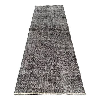 Vintage distressed turkish rug runner, 186 x 60 cm