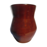 Glazed stoneware vase