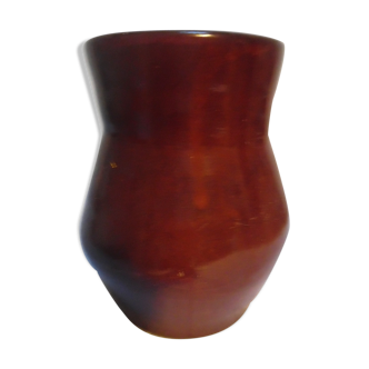 Glazed stoneware vase