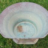Copper fountain basin