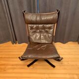 Falcon armchair designed by Sigurd Ressell, Vatne Möbler, Norway, 1970s