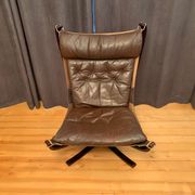 Falcon armchair designed by Sigurd Ressell, Vatne Möbler, Norway, 1970s