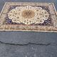 Handmade Persian wool rug gold Kabistan Saint Maclou 170x240cm