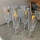 6 flûtes Cristal d’Arques modèle Versaille