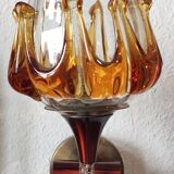 Pair of wall lamps Murano Mazzega, 1970