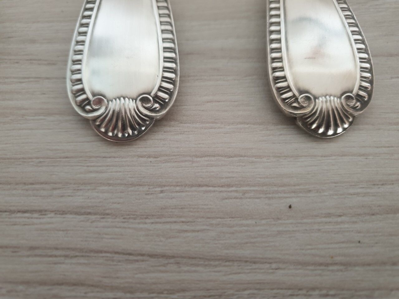 Set of 6 large old boulenger spoons