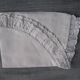 Half-moon old embroidered cradle pillowcase