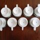 Service 8 cups "Rosette Taïga" Tapio Wirkkala & Ute Schröder for Rosenthal, ca 1970