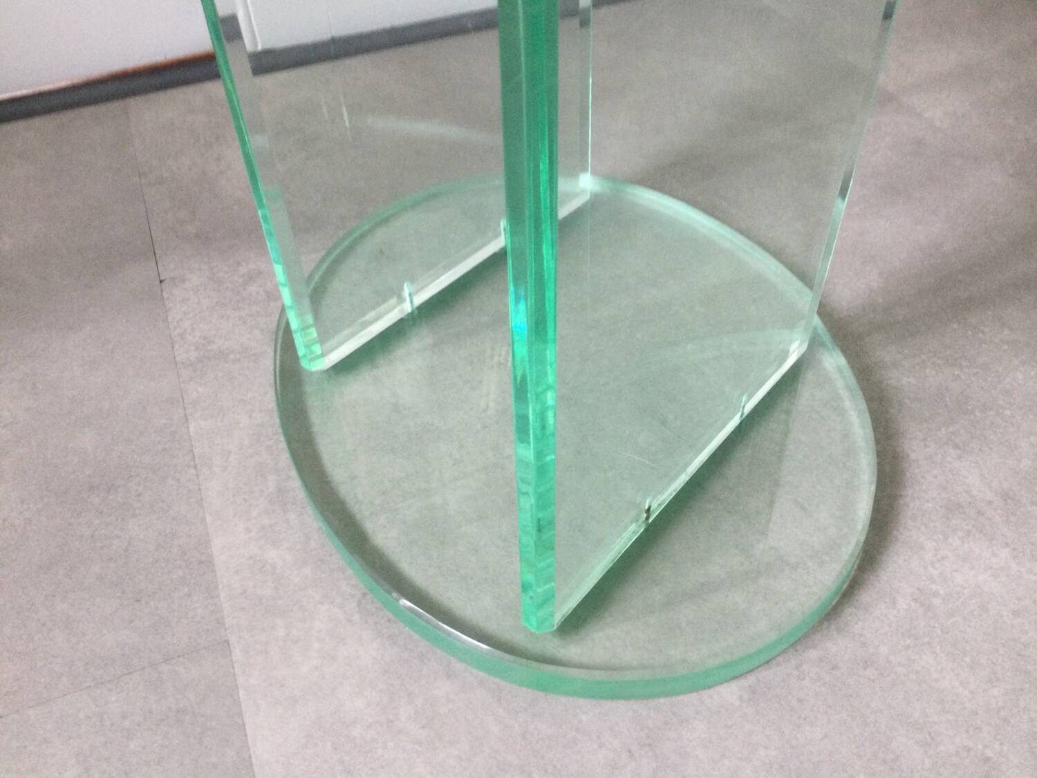 Vintage plexiglass coffee table