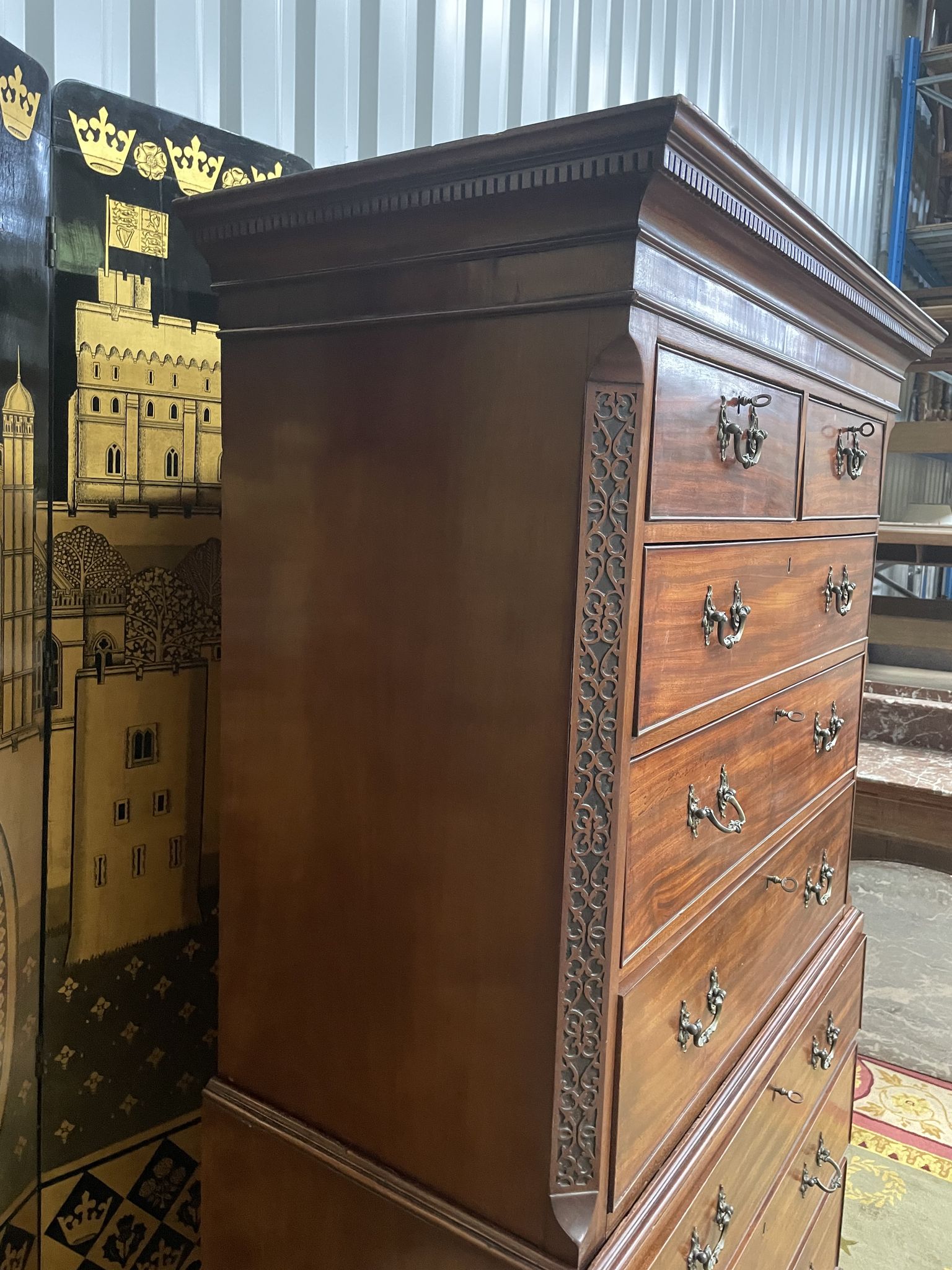 Commode dites « Tallboy » anglais 19eme