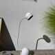 White metal lamp by Brama Italy
