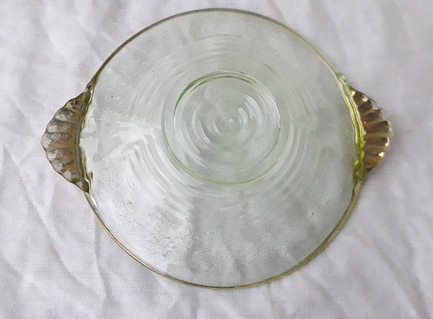 Glass dessert service