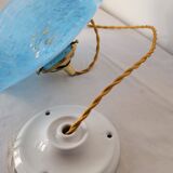 Blue Clichy glass suspension