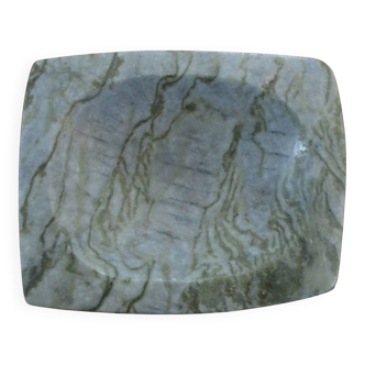 Green marble ashtray