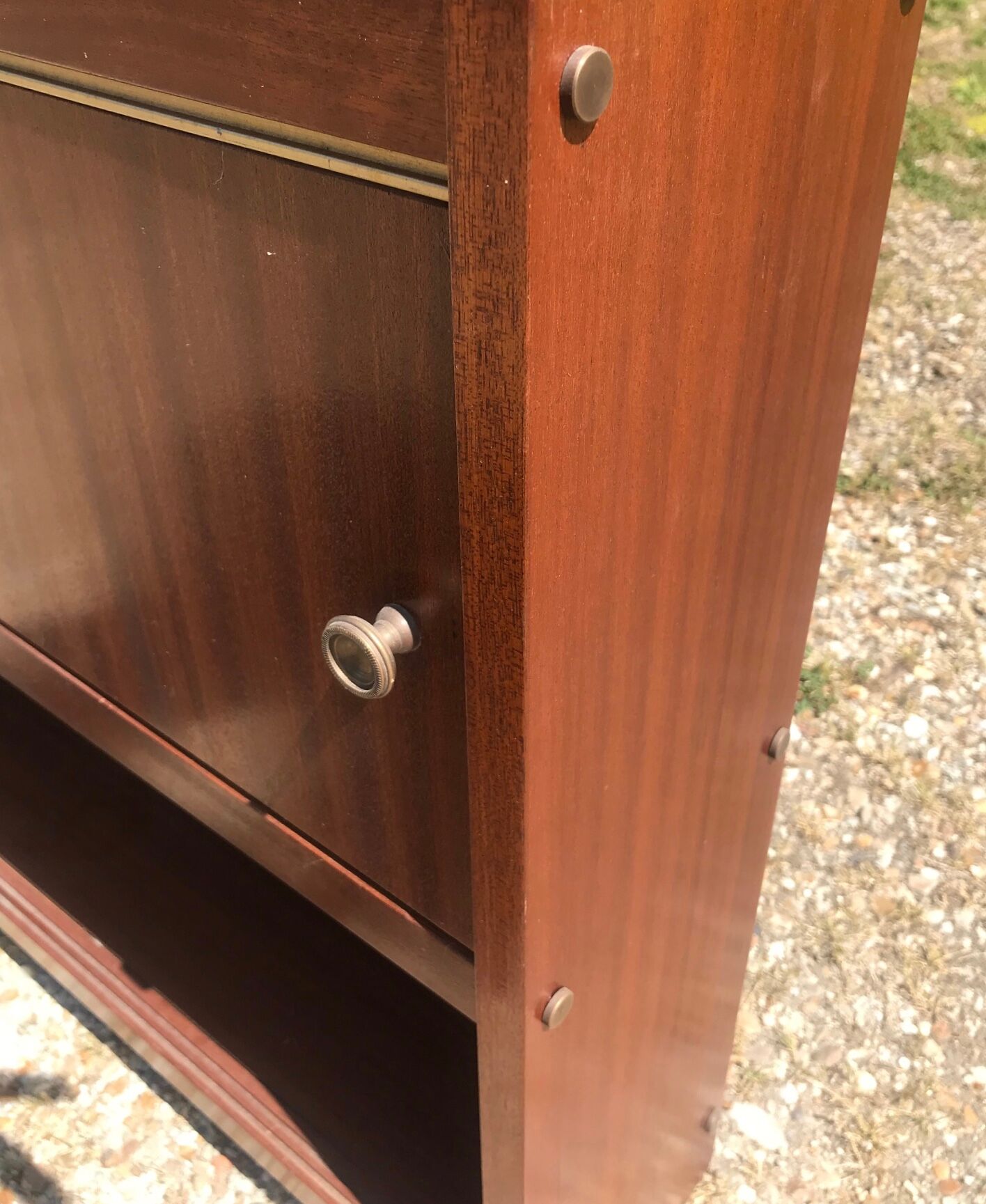 Mahogany storage cabinet