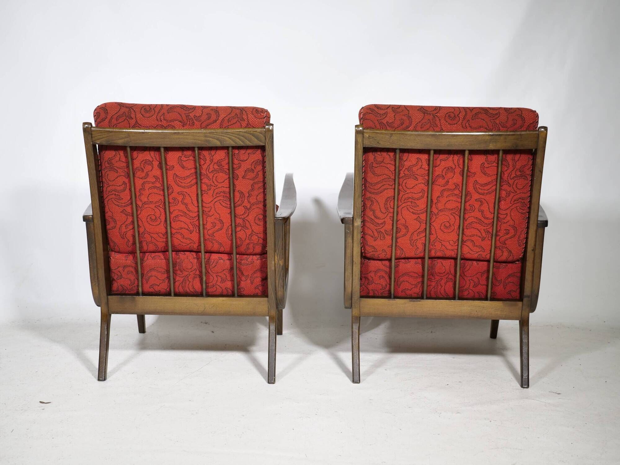 French Mid-Century Cocktail Armchair Set 1960s