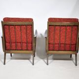 Ensemble de fauteuils cocktail français du milieu du siècle des années 1960