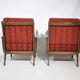 French Mid-Century Cocktail Armchair Set 1960s