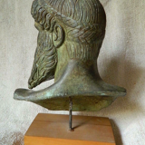 Statue grecque grec copie musée antiquité résine patine bronze zeus poséidon