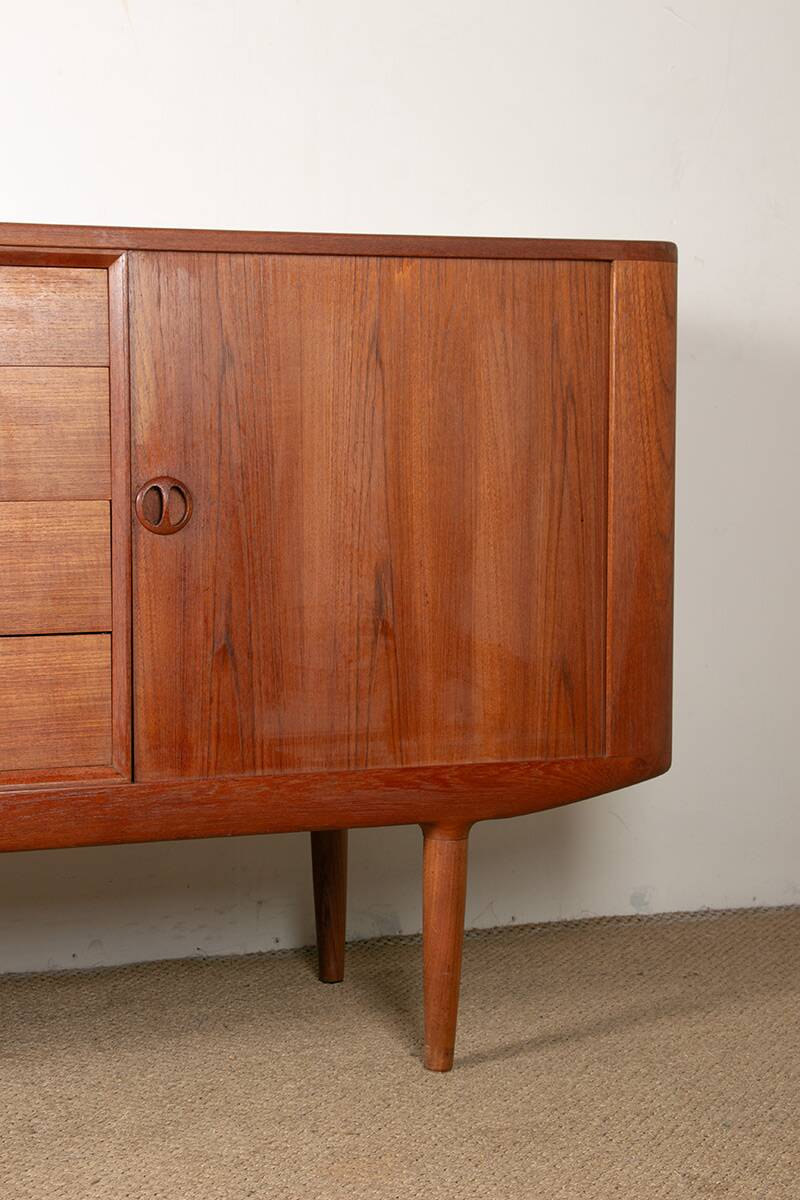 Danish teak sideboard model, Harry Østergaard, Randers Mobelfabrik 1960