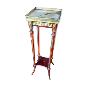 Console haute à galerie style