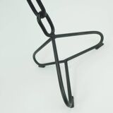 Outstanding large 21" candleholder brutalist design iron copper true vintage 1960s xxl candlestick