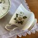 Tasse et sous tasse porcelaine fine anglaise - vintage
