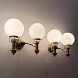 Brass Sconces by Vereinigte Werkstätten München 1970s