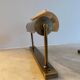 Pair of adjustable vintage wall lamps, matte brass, France 1970
