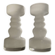 Paire de vases vintage en opaline