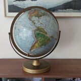 Globe with relief