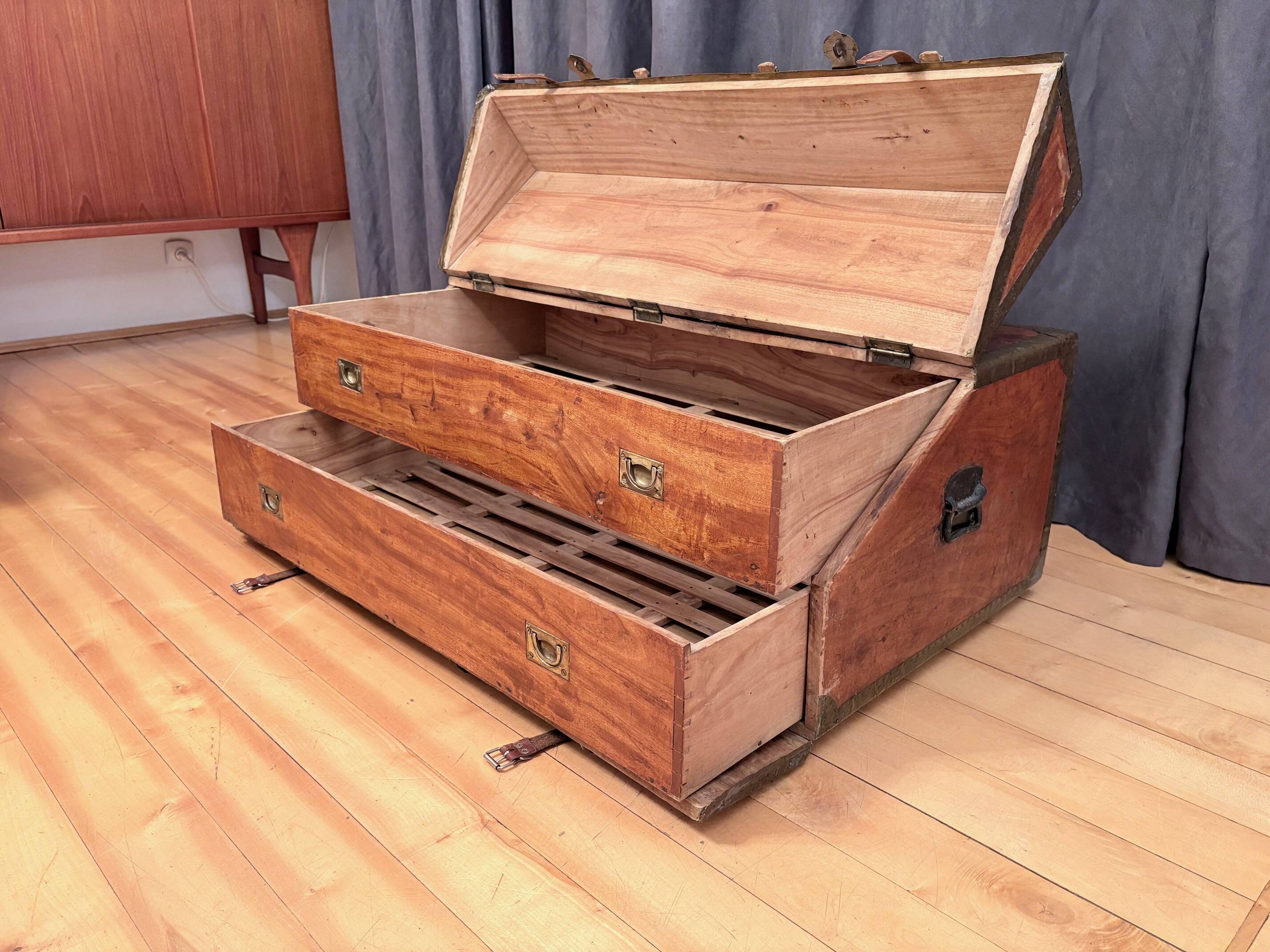 French officer's cabin trunk, mid-19th century