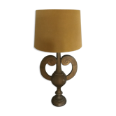 Large gilded wooden lamp