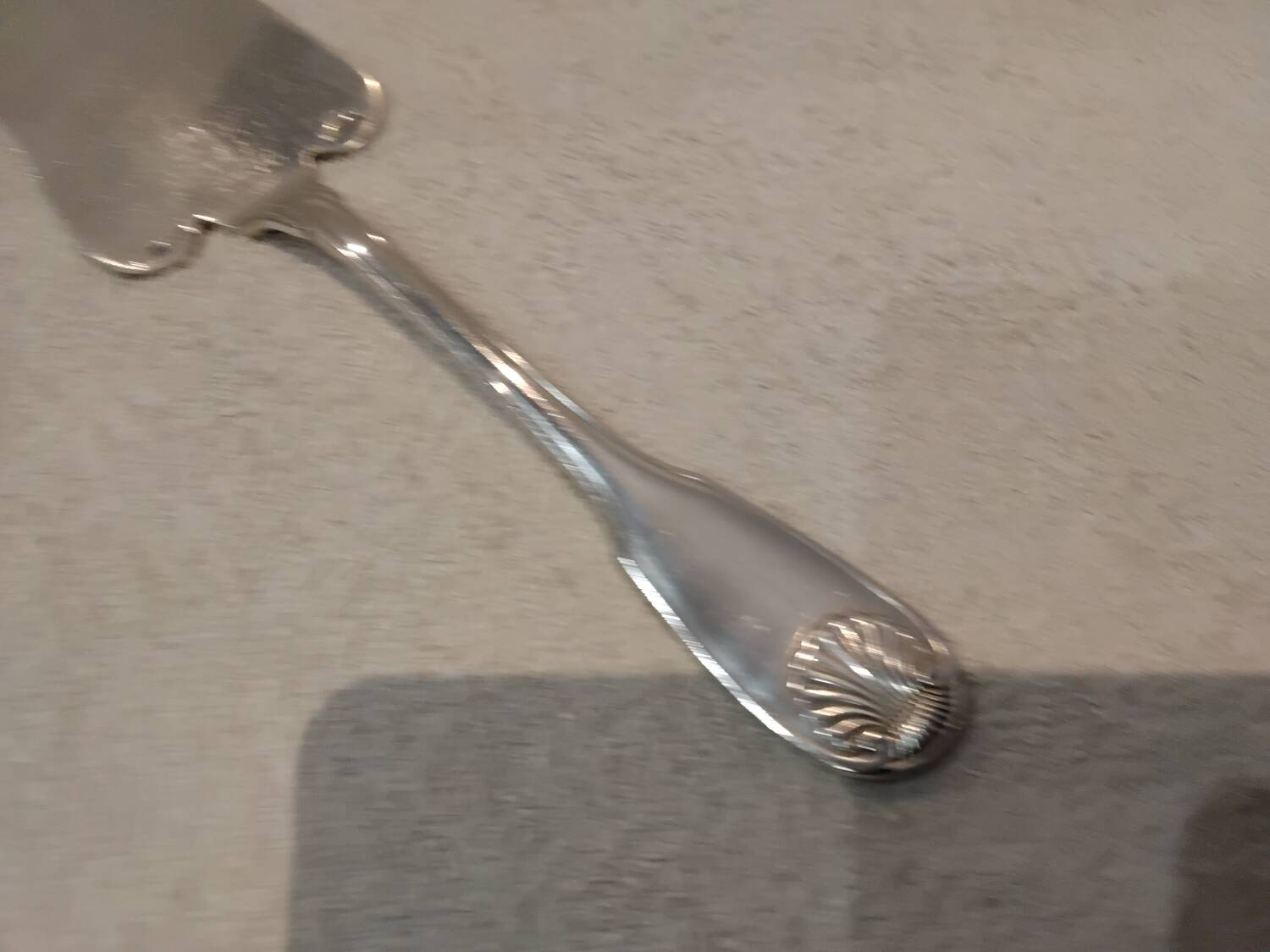 Christofle Vendome silver plated pie server