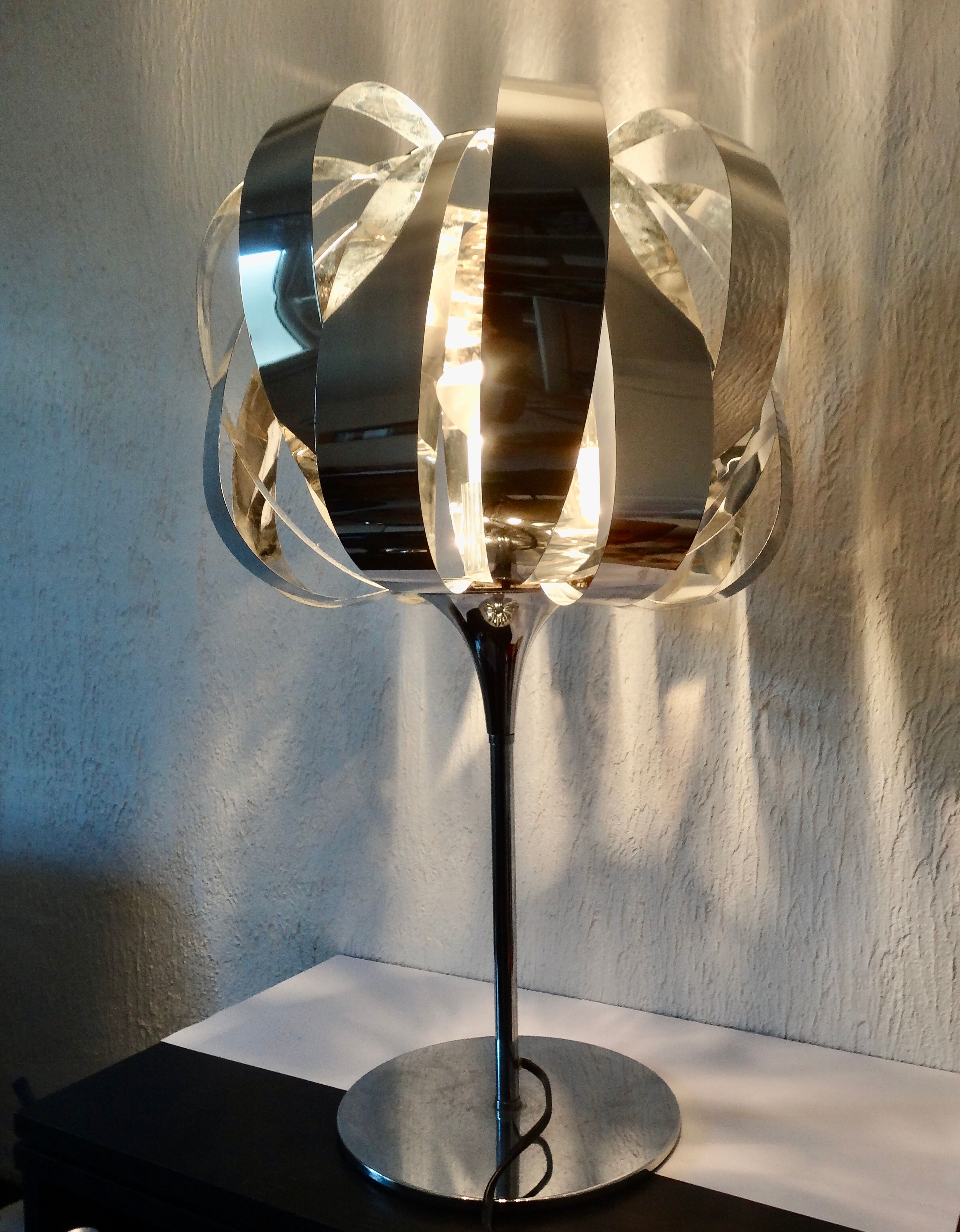 Eres chrome table lamp