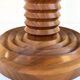 Vintage turned wood lamp base by Charles Dudouyt from the 1940s-1950s.