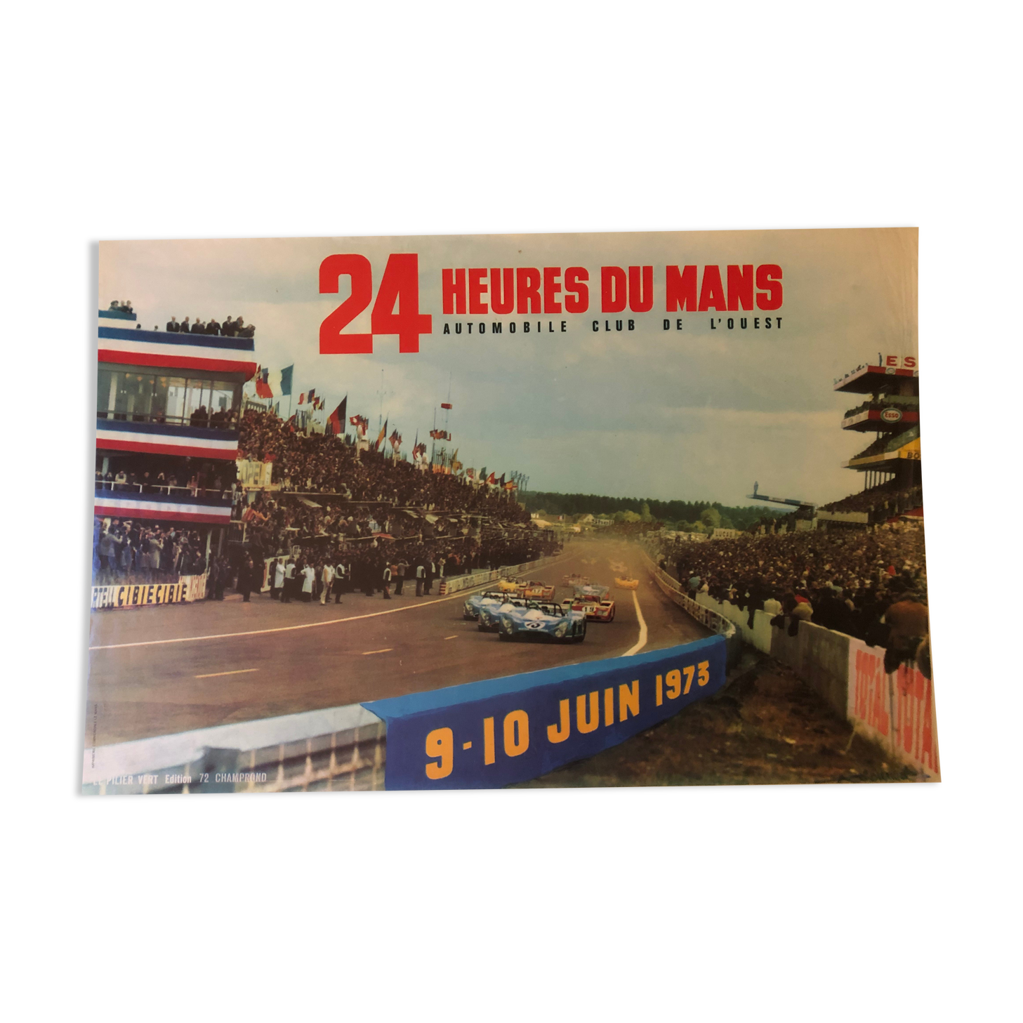 Original poster 24 Hours of Le Mans 1973 A. Delourmel