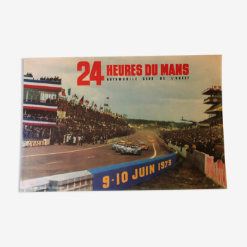 Original poster 24 Hours of Le Mans 1973 A. Delourmel