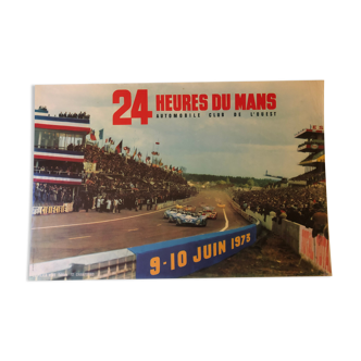 Original poster 24 Hours of Le Mans 1973 A. Delourmel