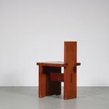 Chaises de salle à manger style Dominique Zimbaca, France, 1960