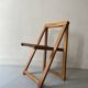 wooden folding chair by Aldo Jacober, design 1960/1970