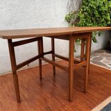 Scandinavian folding teak table