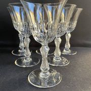 6 Saint Louis water glasses cut Lozère service stamped