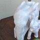 Elephant Bedside Table Lamp Elephant Pagoda Vintage 80s