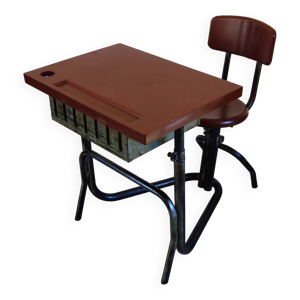 Ancien bureau écolier