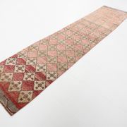 Tapis de course turc vintage 3x12, 85x374Cm