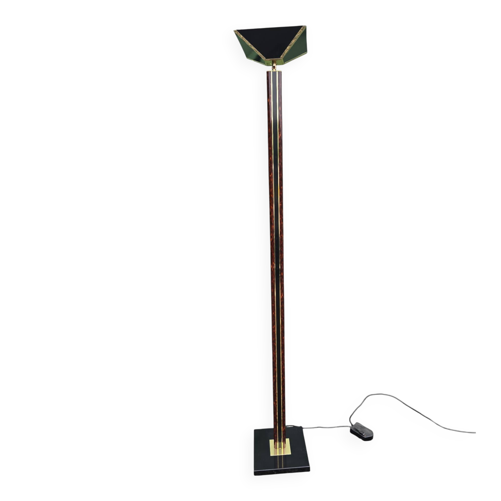 80s KOTT Tortoiseshell Floor Lamp