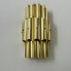 Vintage bent karlby "pan" wall lamp, brass, lyfa denmark 1960