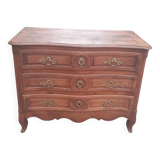 Commode en chene  d epoque Louis XV