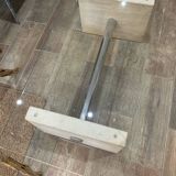 Travertine coffee table
